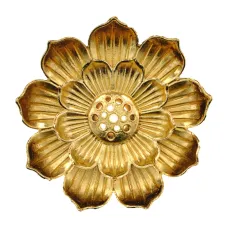 Подставка для благовоний Лотос, цвет золотой PBK013-04