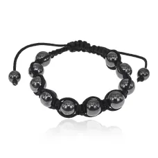Браслет из немагнитного гематита, 10мм BJBS-343