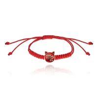 Браслет из красной нити Знаки Зодиака, Дева BS612-01