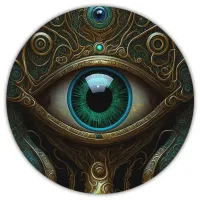 Коврик для мыши Глаз, d.20см KM0185