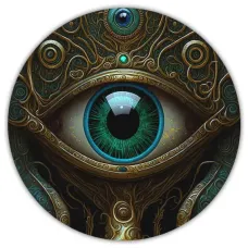Коврик для мыши Глаз, d.20см KM0185
