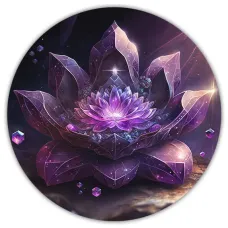 Коврик для мыши Лотос, d.20см KM0191