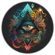 Коврик для мыши Всевидящее око, d.20см KM0199