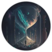 Коврик для мыши Песочные часы, d.20см KM0200