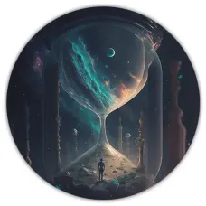 Коврик для мыши Песочные часы, d.20см KM0200