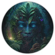 Коврик для мыши Дух джунглей, d.20см KM0201