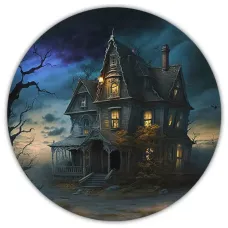 Коврик для мыши Дом, d.20см KM0211