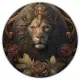 Коврик для мыши Лев, d.20см KM0213