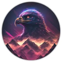 Коврик для мыши Орел, d.20см KM0217