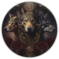 Коврик для мыши Цербер, d.20см KM0222
