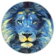 Коврик для мыши Лев, d.20см KM0224