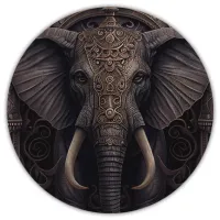 Коврик для мыши Слон, d.20см KM0227