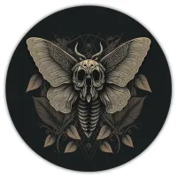 Коврик для мыши Мотылек мертвая голова, d.20см KM0240