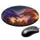 Коврик для мыши Драконы, d.20см KM0241