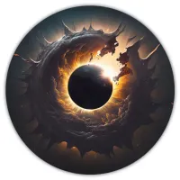 Коврик для мыши Черная дыра, d.20см KM0244