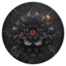 Коврик для мыши Лотос, d.20см KM0245