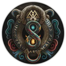 Коврик для мыши Амулет бесконечности, d.20см KM0254