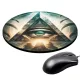 Коврик для мыши Всевидящее око, d.20см KM0266