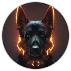 Коврик для мыши Собака, d.20см KM0279