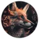 Коврик для мыши Лиса, d.20см KM0283