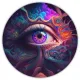 Коврик для мыши Глаз, d.20см KM0288
