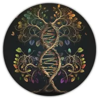 Коврик для мыши ДНК дерево жизни, d.20см KM289