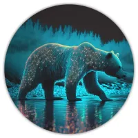 Коврик для мыши Медведь, d.20см KM0291