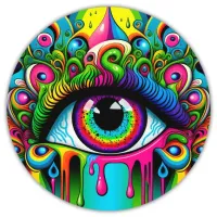 Коврик для мыши Глаз, d.20см KM0293