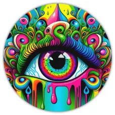 Коврик для мыши Глаз, d.20см KM0293