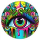 Коврик для мыши Глаз, d.20см KM0293