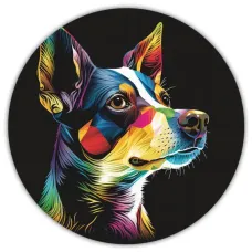 Коврик для мыши Собака, d.20см KM0302