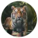 Коврик для мыши Тигр, d.20см KM0304
