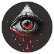 Коврик для мыши Глаз, d.20см KM0305