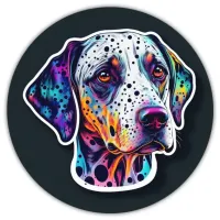Коврик для мыши Далматинец, d.20см KM0311