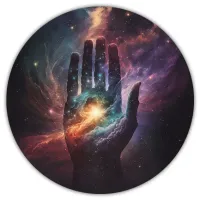 Коврик для мыши Ладонь Творца, d.20см KM0313