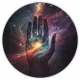 Коврик для мыши Ладонь Творца, d.20см KM0313