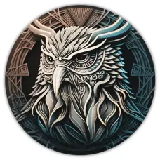 Коврик для мыши Филин, d.20см KM0320