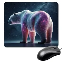 Коврик для мыши 22х18см Белый медведь KMP105