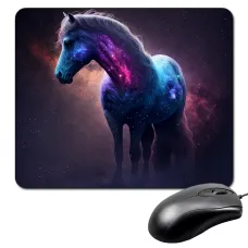 Коврик для мыши 22х18см Космический конь KMP137