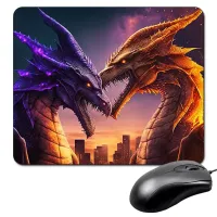 Коврик для мыши 22х18см Драконы KMP145