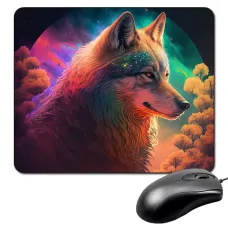 Коврик для мыши 22х18см Волк KMP147