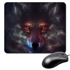 Коврик для мыши 22х18см Волк KMP196