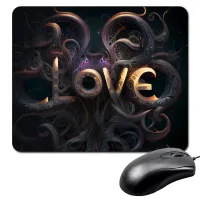 Коврик для мыши 22х18см Love KMP201