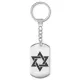 Брелок-жетон Звезда Давида BKZ-029