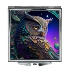 Складное зеркало квадратное Сова ZER2-0221