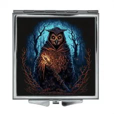 Складное зеркало квадратное Филин ZER2-0222