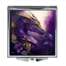 Складное зеркало квадратное Дракон ZER2-0237