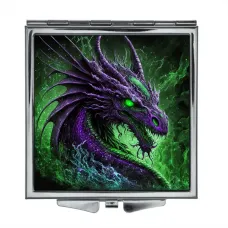 Складное зеркало квадратное Дракон ZER2-0244