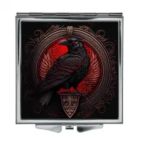 Складное зеркало квадратное Ворон ZER2-0251