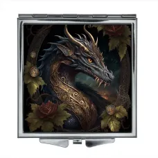 Складное зеркало квадратное Дракон ZER2-0260